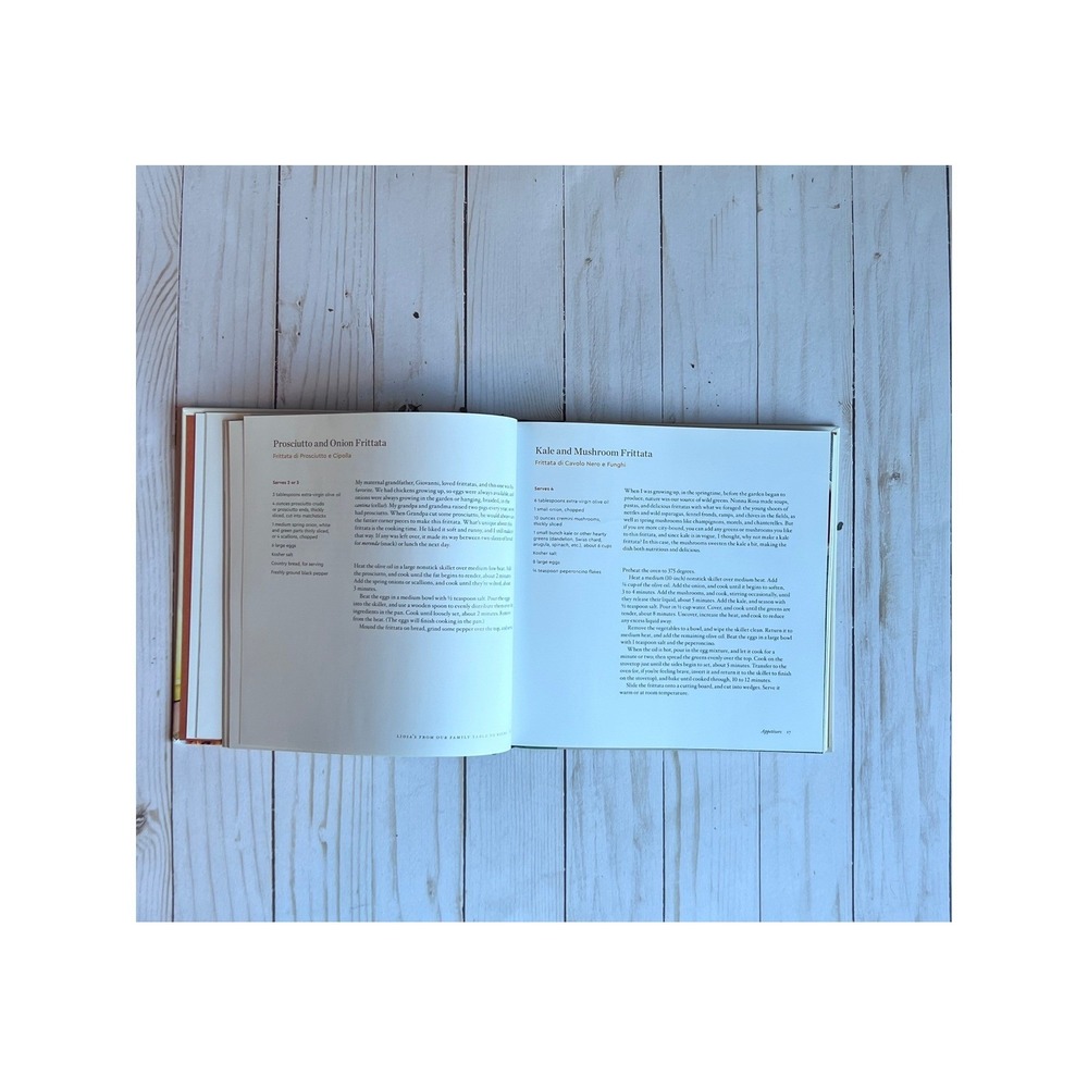 Lidia Bastianich Signed Cookbook Lidia's From Our Family Table to Yours Green OS - Picture 6 of 7